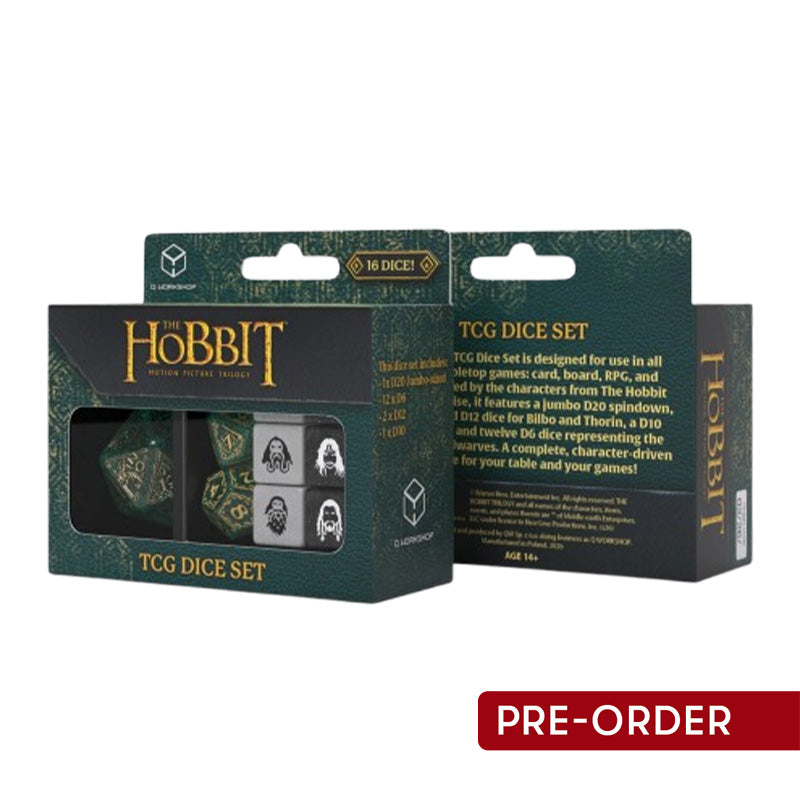 Q Workshop The Hobbit TCG Dice Set Verdant Grove