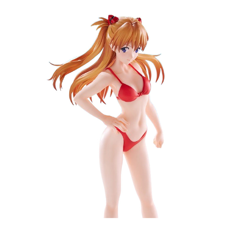 Rebuild of Evangelion POP UP PARADE Beach Queens Asuka Shikinami Langley Bikini Style L Size