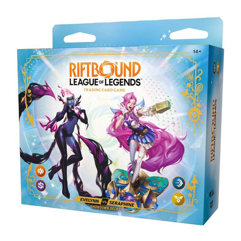 Riftbound League of Legends TCG Radiance Evelynn vs Seraphine Showdown Decks