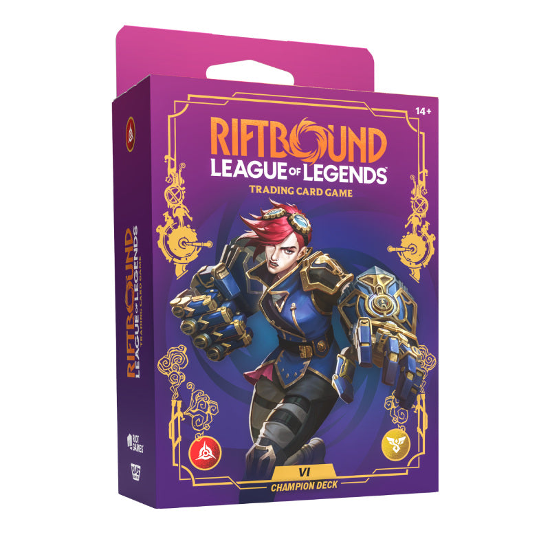 Riftbound League of Legends TCG Unleashed Vi Champion Deck