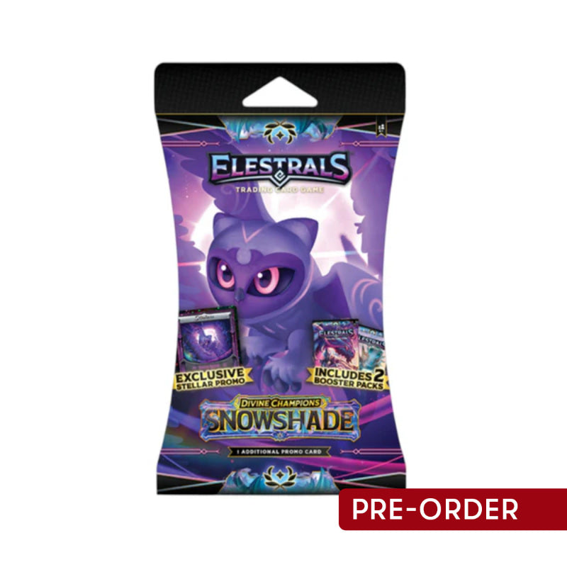 Elestrals TCG Stellar Owlune Double Blister Pack Snowshade (Divine Champions)