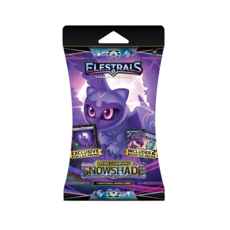Elestrals TCG Stellar Owlune Double Blister Pack Snowshade (Divine Champions)
