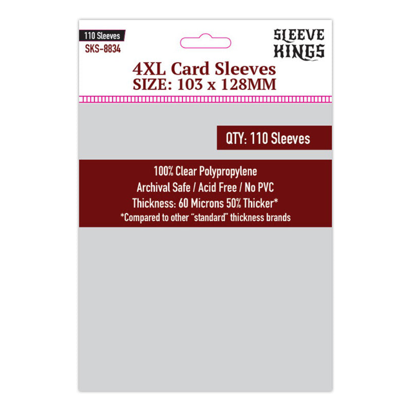 Sleeve Kings Board Game Sleeves 4XL 103x128mm 110ct