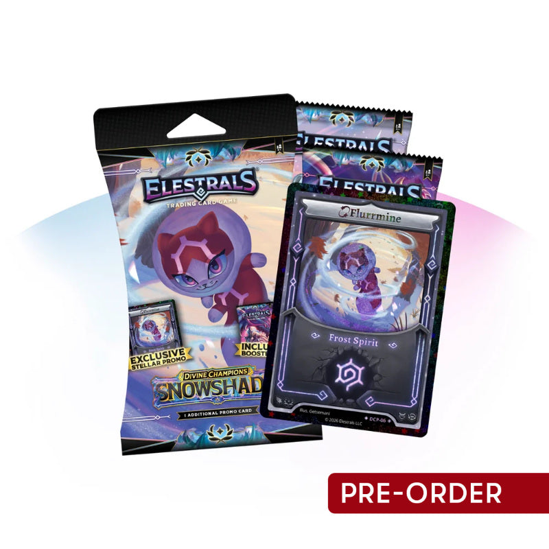 Elestrals TCG Stellar Flurrmine Double Blister Pack Snowshade (Divine Champions)