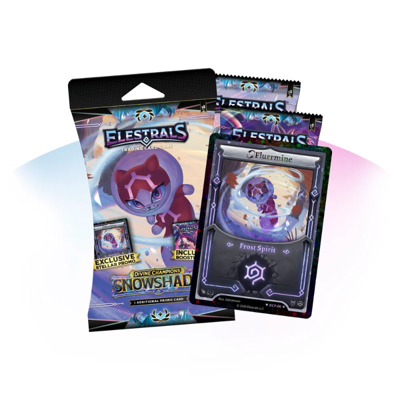 Elestrals TCG Stellar Flurrmine Double Blister Pack Snowshade (Divine Champions)