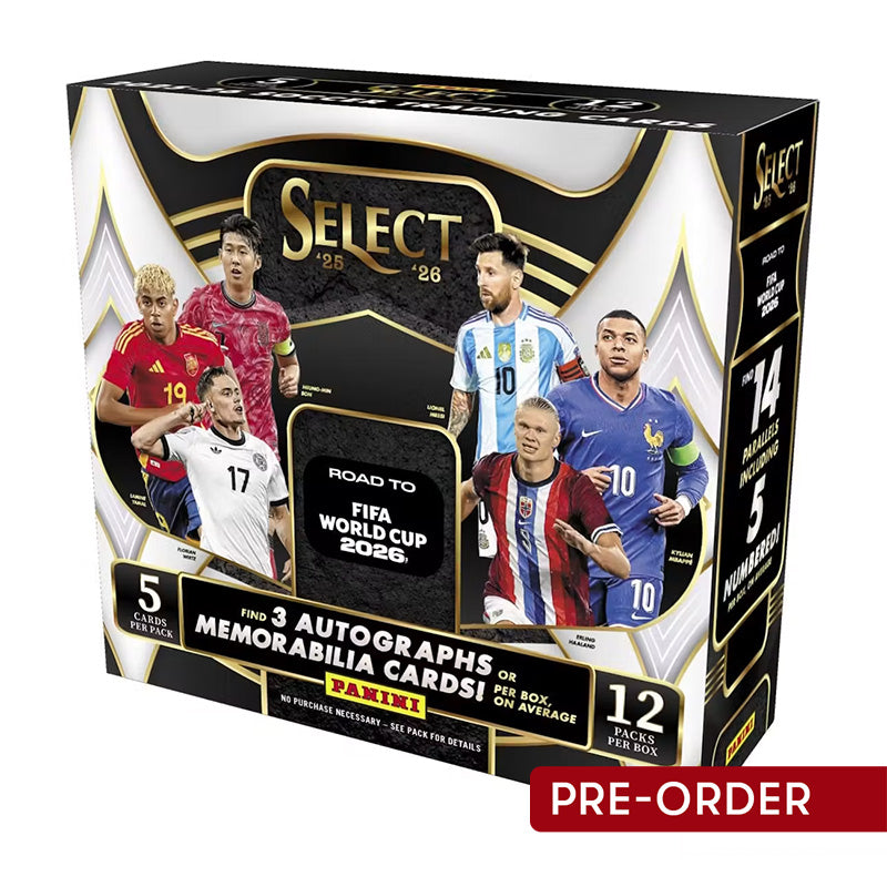 Soccer 2025/26 Select Road to World Cup Soccer Hobby Booster Box