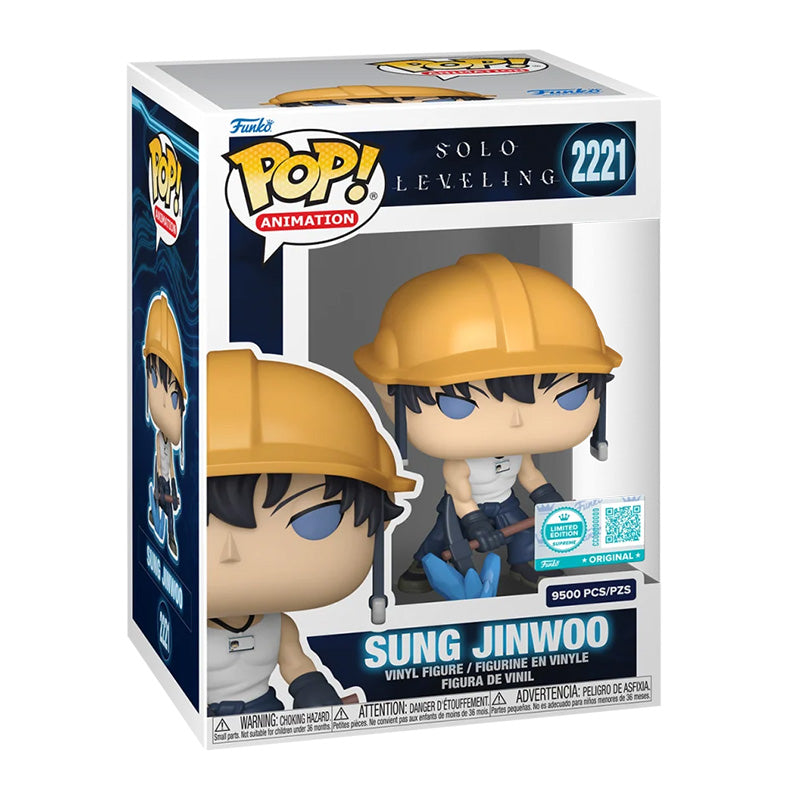 Solo Leveling Sung Jinwoo (Mining) 2221 Limited w/ protector Funko Pop! Vinyl
