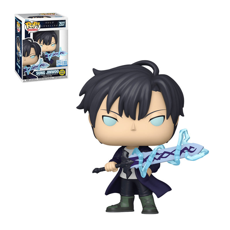 Solo Leveling Sung Jinwoo (with Sword) Glow Pop! Vinyl