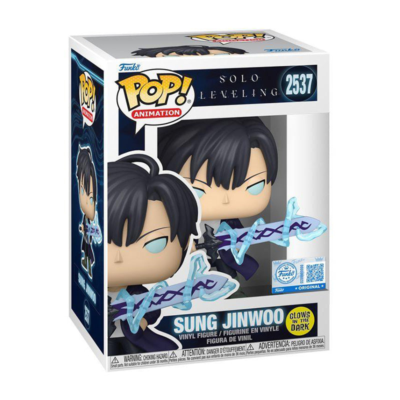 Solo Leveling Sung Jinwoo (with Sword) Glow Pop! Vinyl