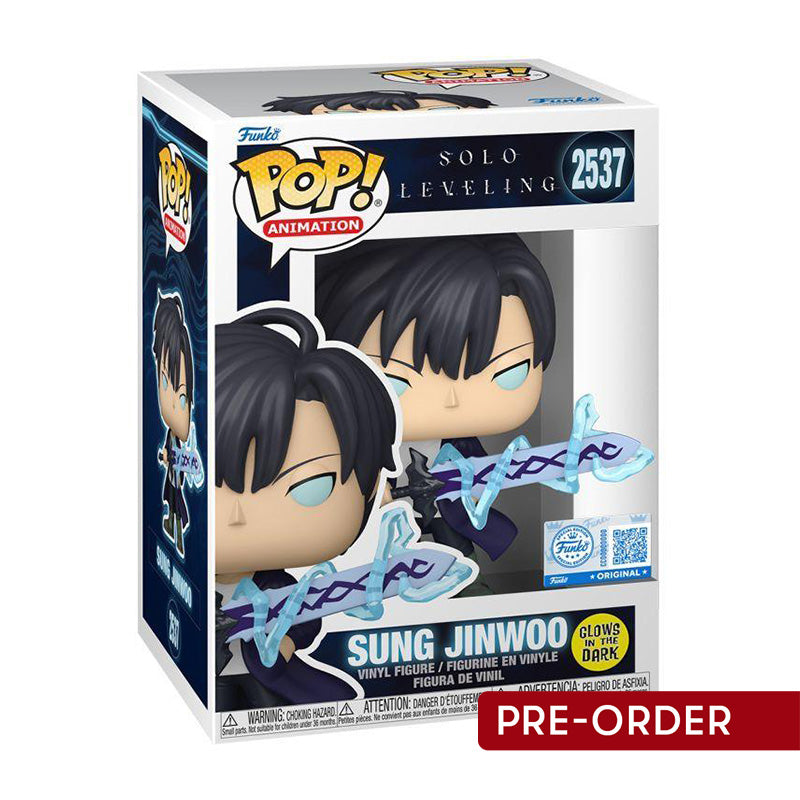 Solo Leveling Sung Jinwoo (with Sword) Glow Pop! Vinyl