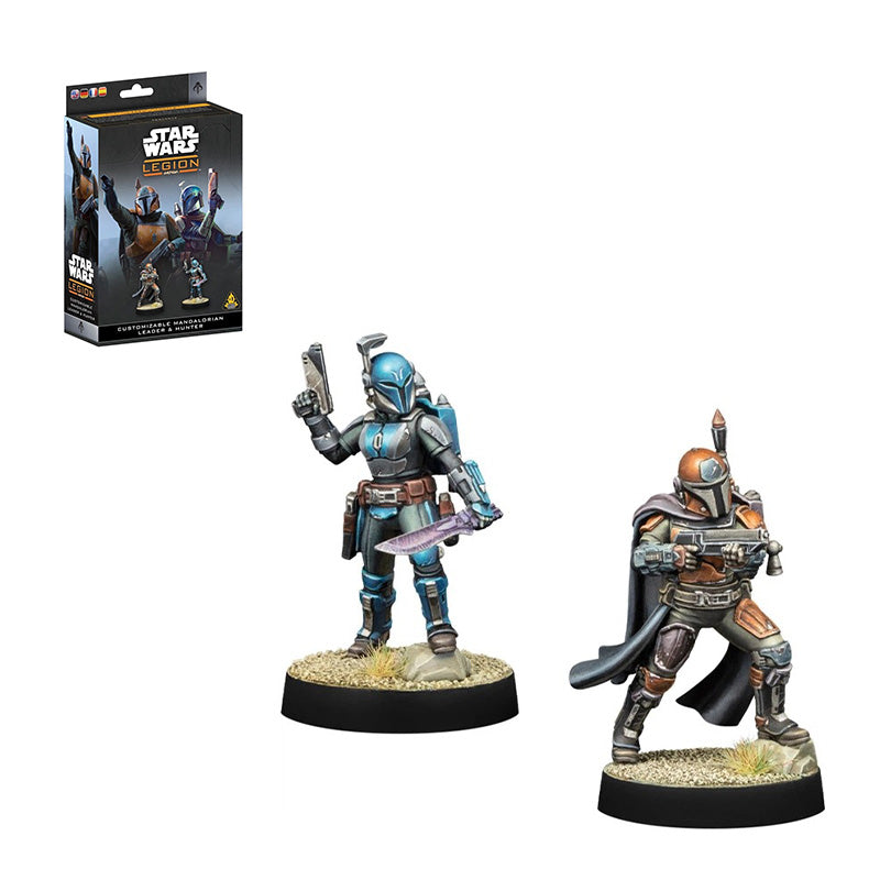 Star Wars Legion Customizable Mandalorian Leader and Hunter