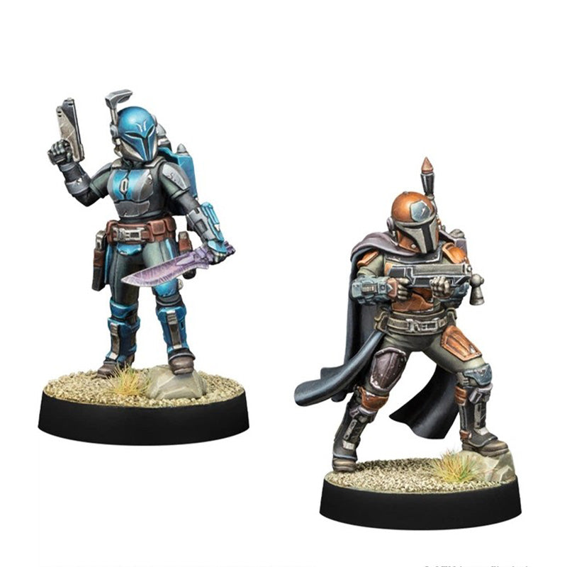 Star Wars Legion Customizable Mandalorian Leader and Hunter