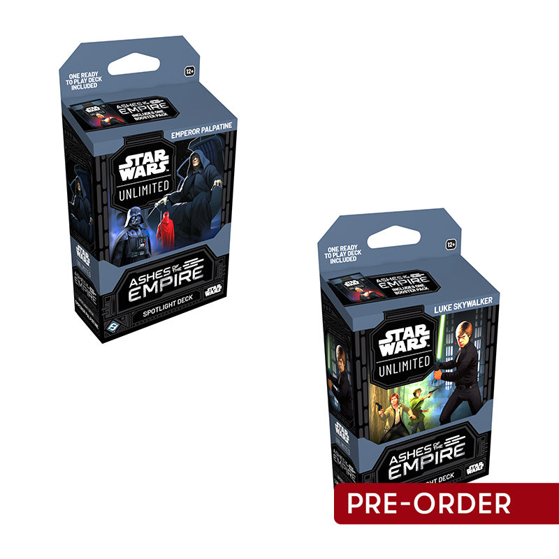 Star Wars Unlimited Ashes of the Empire Spotlight Deck (Pair)