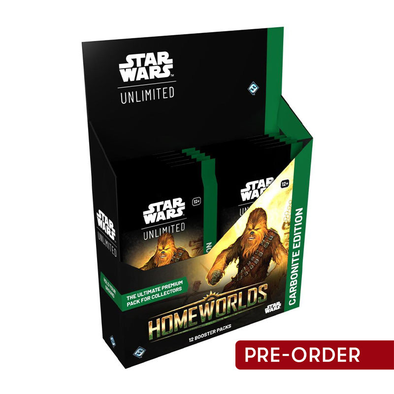 Star Wars Unlimited Homeworlds Carbonite Booster Box