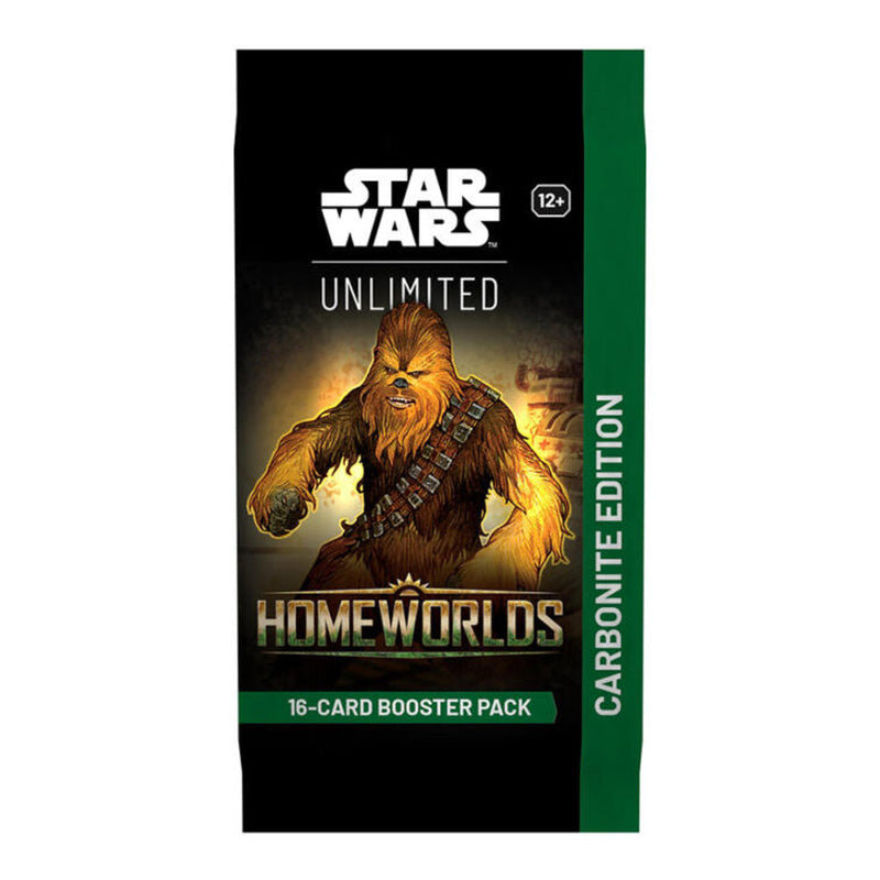 Star Wars Unlimited Homeworlds Single Carbonite Booster Pack