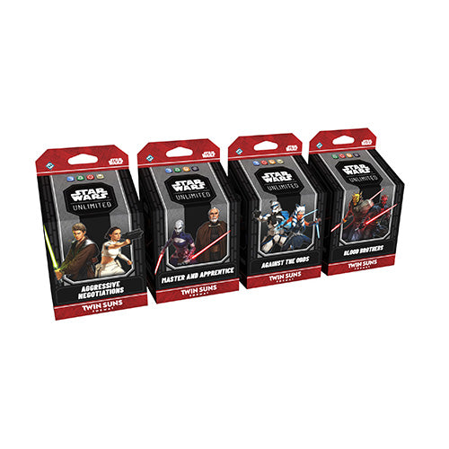 Star Wars Unlimited Twin Suns Deck (Set of 4)