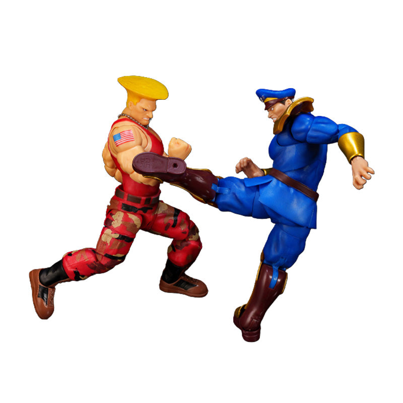 Street Fighter II 1:12 Guile vs. M. Bison Action Figure 2-Pack