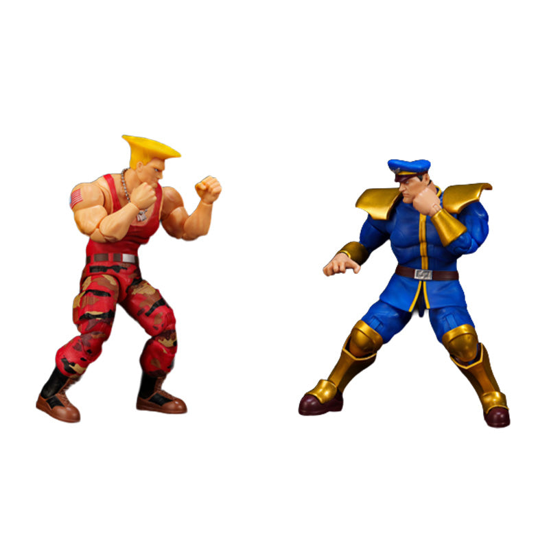 Street Fighter II 1:12 Guile vs. M. Bison Action Figure 2-Pack