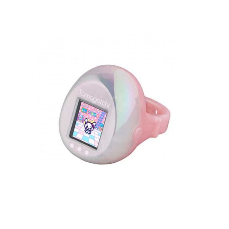 TAMAGOTCHI - PICO RING - AURORA WHITE X PINK