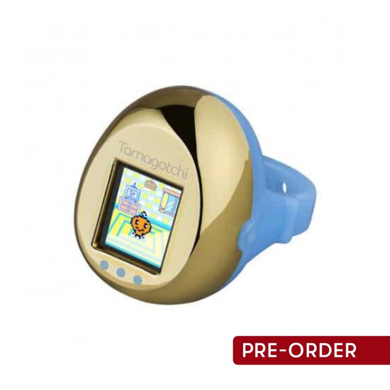 TAMAGOTCHI - PICO RING - GOLD X LIGHT BLUE