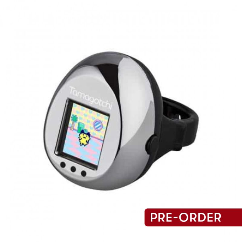 TAMAGOTCHI - PICO RING - SILVER X BLACK