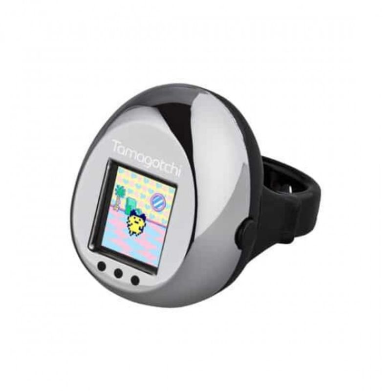 TAMAGOTCHI - PICO RING - SILVER X BLACK
