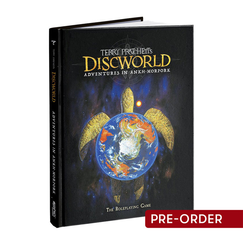 Terry Pratchett's Discworld RPG Adventures in Ankh-Morpork Core Rulebook - Digest Size