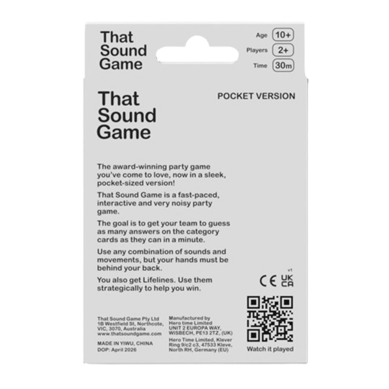 That Sound Game Pocket Version