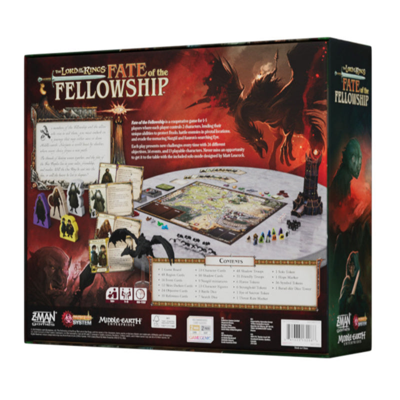 The Lord of the Rings Fate of the Fellowship - A Pandemic System Game