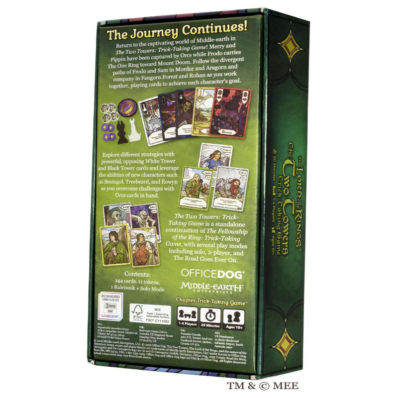 The Lord of the Rings The Two Towers Trick Taking Game