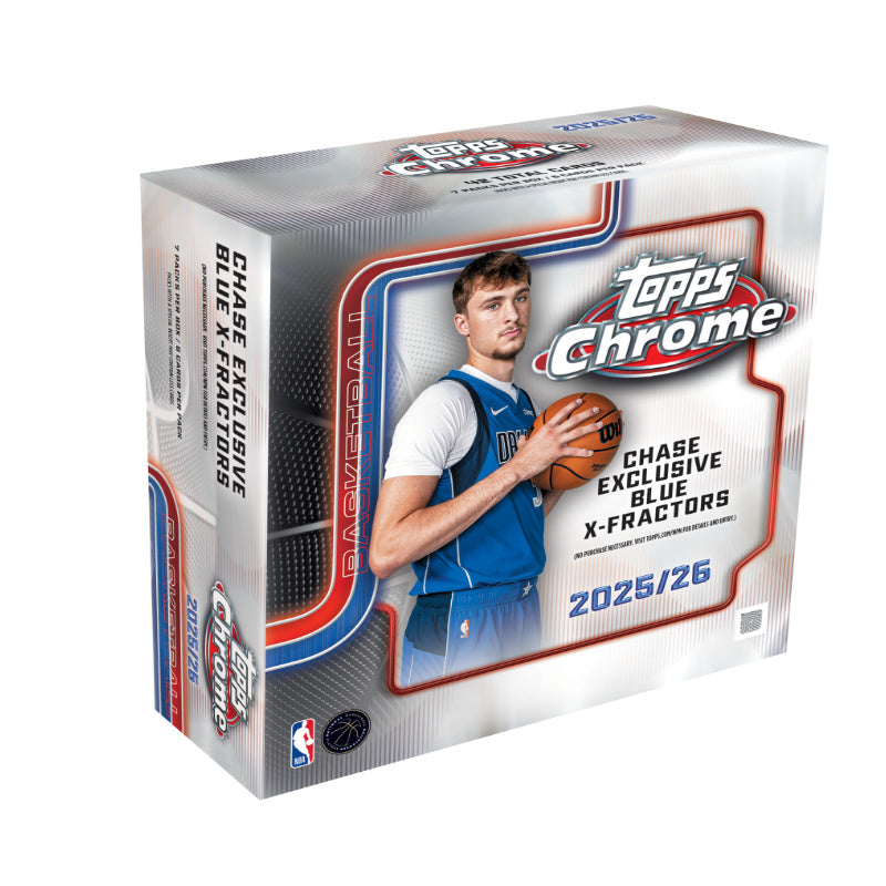 Topps 2025 2026 NBA Basketball Chrome Mega Box