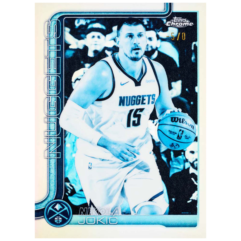 Topps 2025 2026 NBA Basketball Chrome Value Box