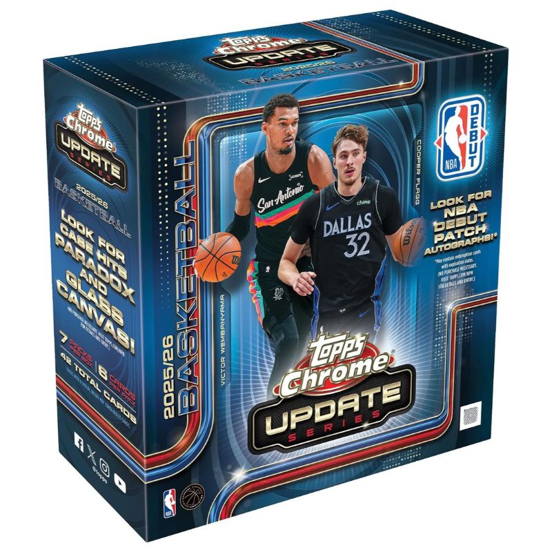 Topps 2025/26 Chrome Update NBA Basketball Mega Box