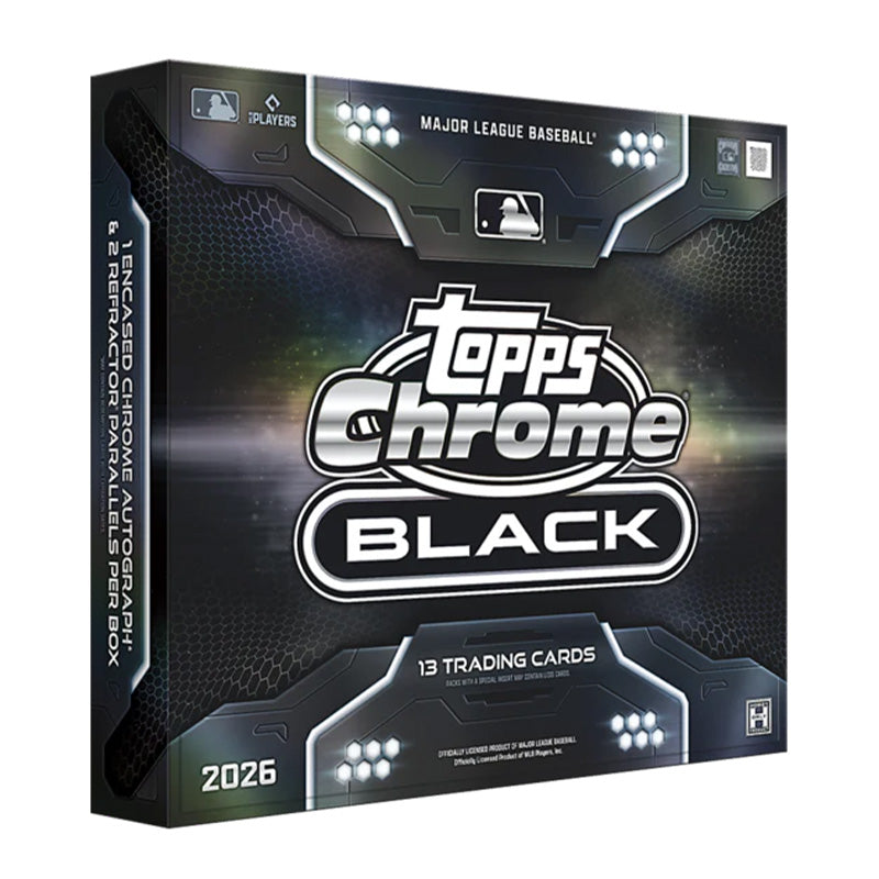 Topps 2026 Baseball Chrome Black Hobby Box