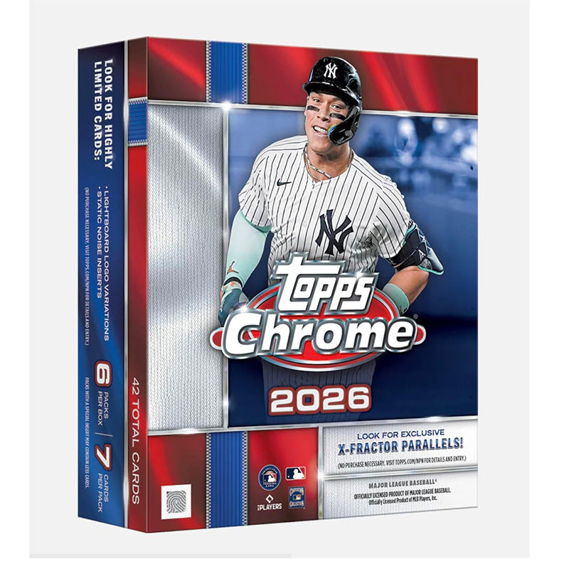 Topps 2026 Chrome Baseball Mega Box