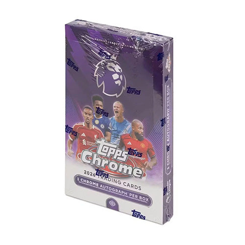 Topps 2026 Chrome Premier League Hobby Booster Box