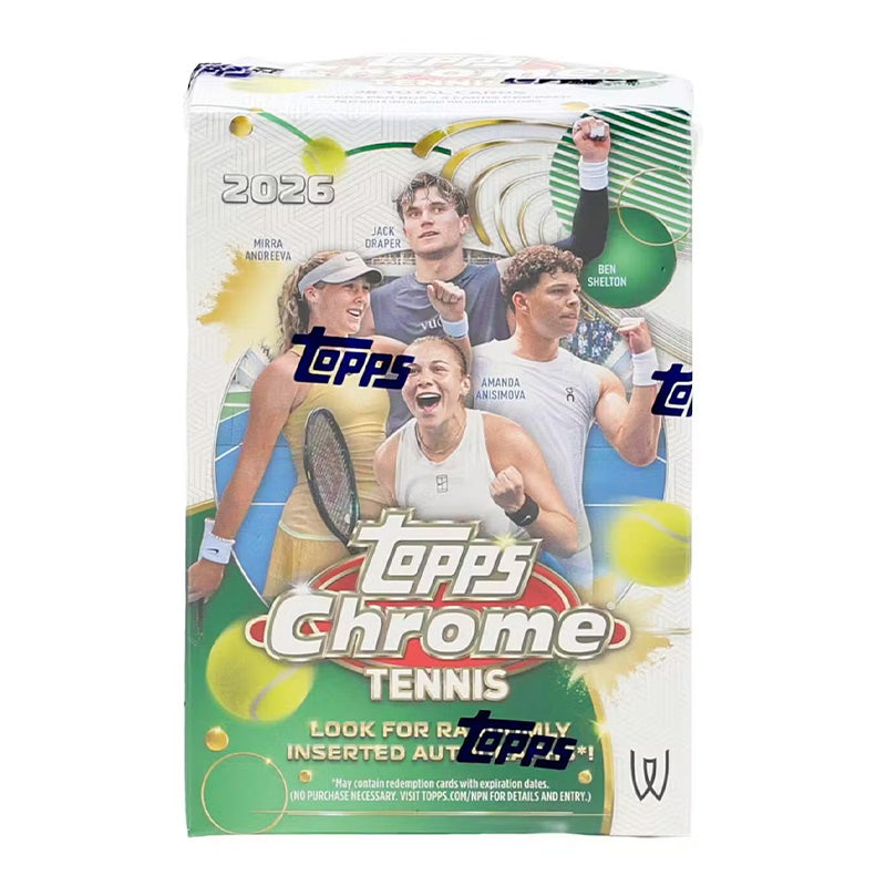 Topps 2026 Chrome Tennis Value Box