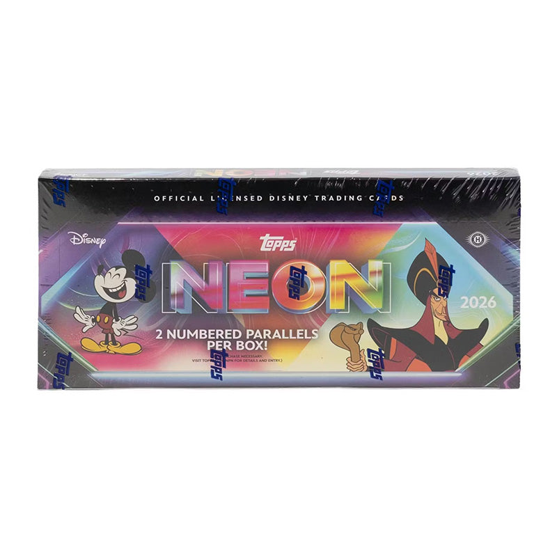 Topps 2026 Disney Neon Hobby Booster Box w/ 20 packs