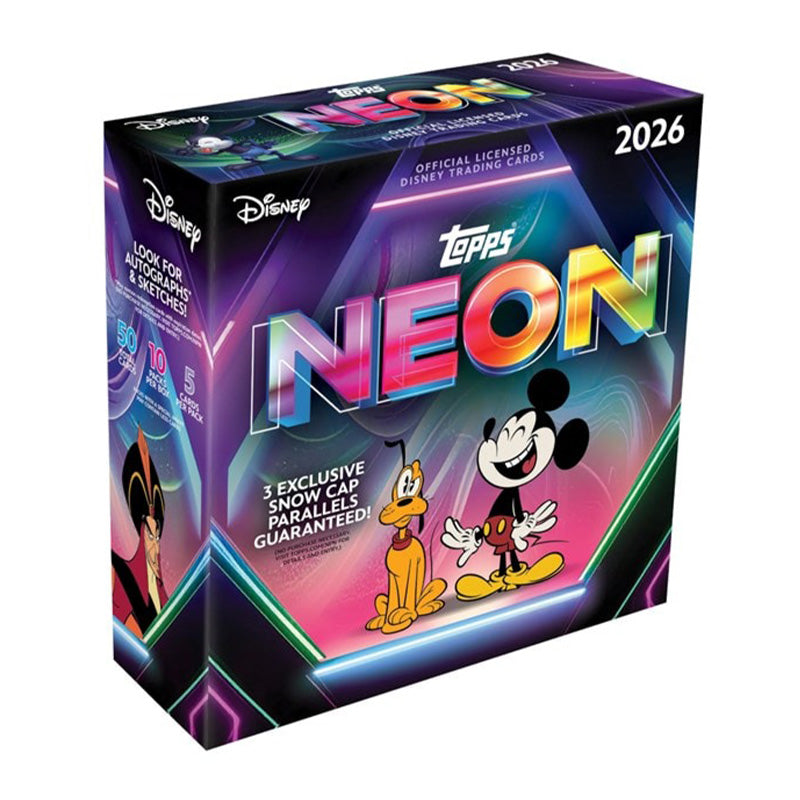 Topps 2026 Disney Neon Mega Box