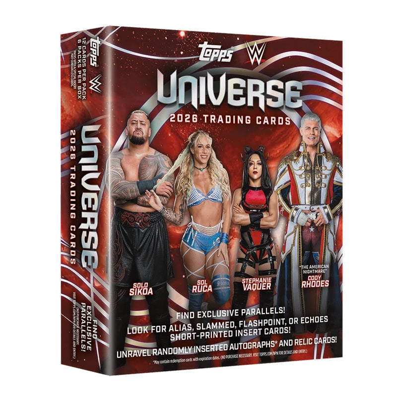 Topps 2026 Universe WWE Mega Box