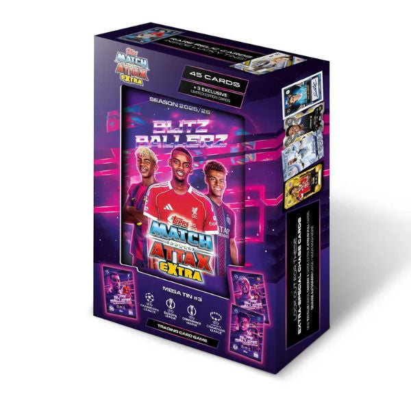 Topps UCC Match Attax EXTRA Champions League 2025/2026 Mega Tin (Set of 3)