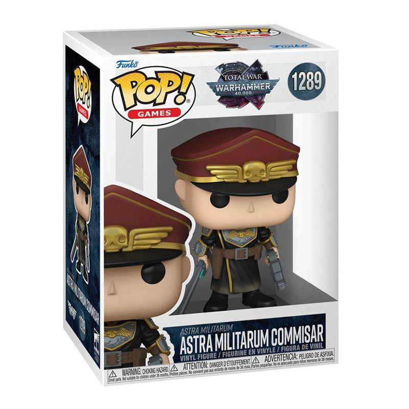 Total War Warhammer 40,000 Astra Militarum Commissar Pop! Vinyl