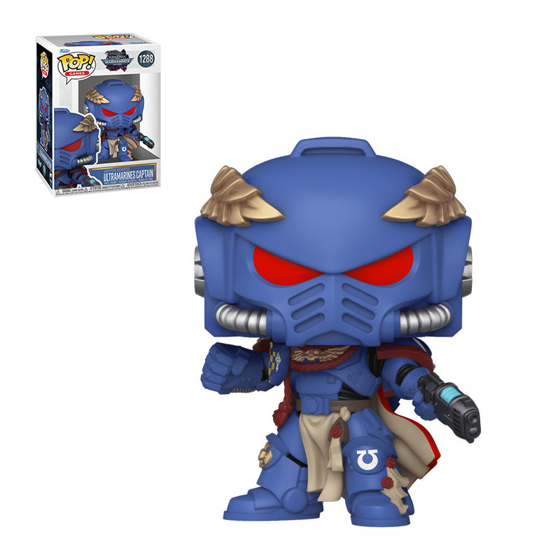 Total War Warhammer 40,000 Ultramarines Captain Pop! Vinyl