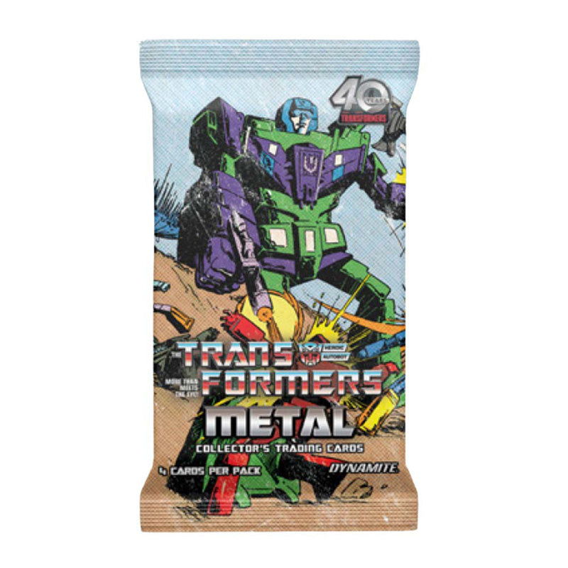 Transformers 40th Anniversary Metal Trading Cards Blaster Box