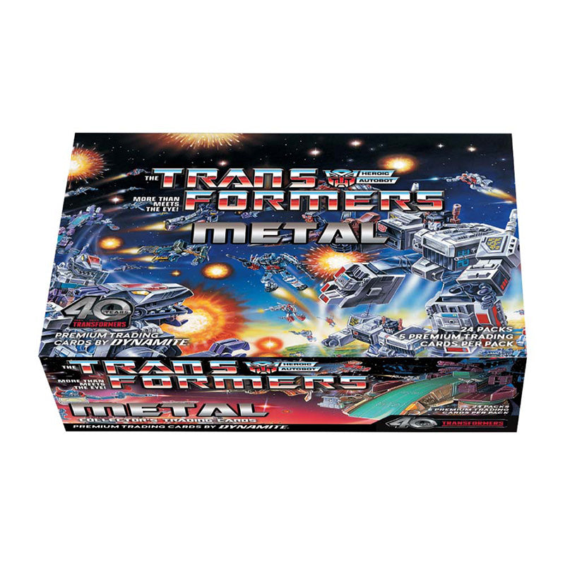 Transformers 40th Anniversary Metal Trading Cards Collectors Booster Box