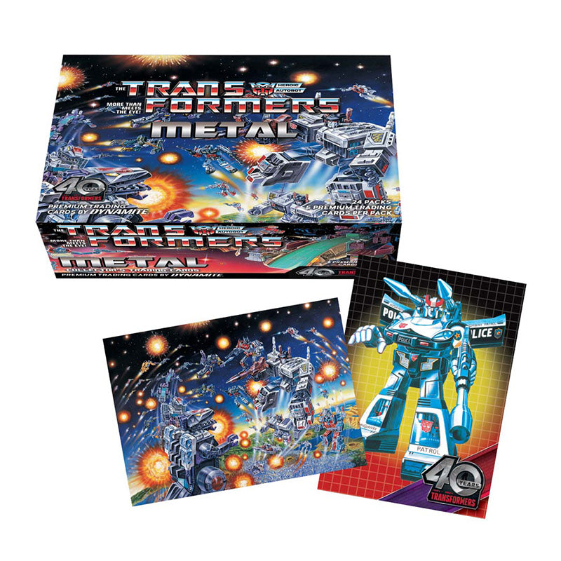 Transformers 40th Anniversary Metal Trading Cards Collectors Booster Box