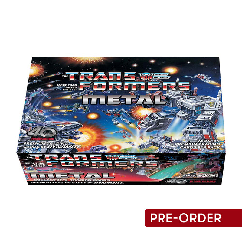 Transformers 40th Anniversary Metal Trading Cards Collectors Booster Box