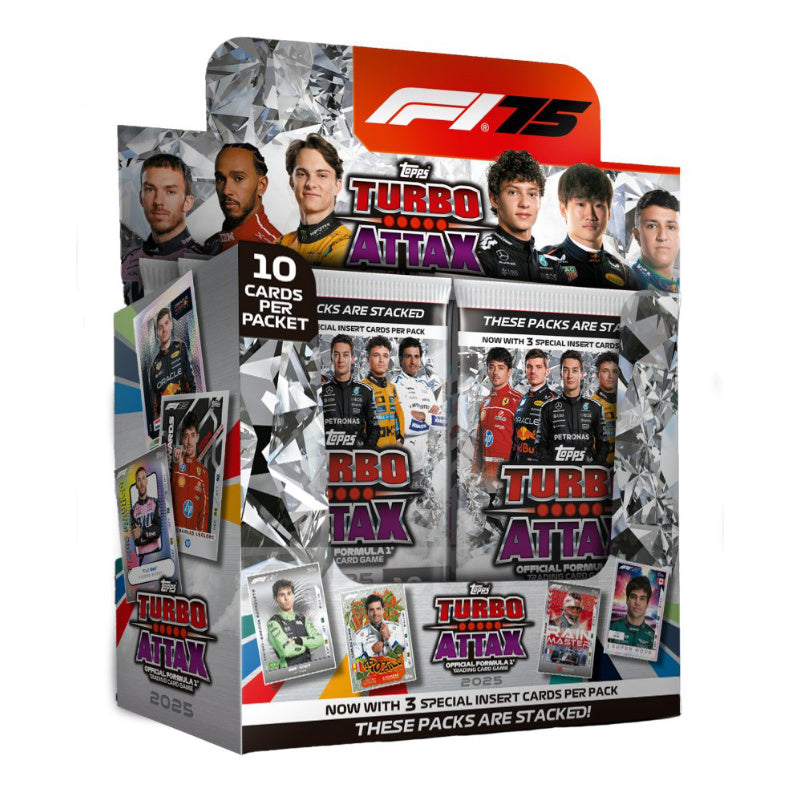 TURBO ATTAX Formula 1 2025 Trading Cards Booster Box