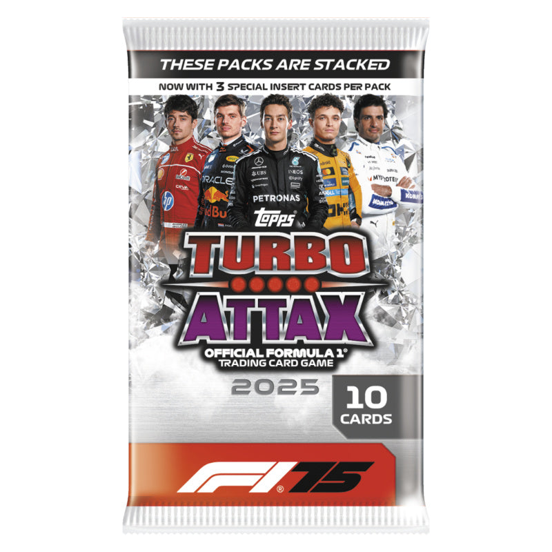 TURBO ATTAX Formula 1 2025 Trading Cards Booster Box