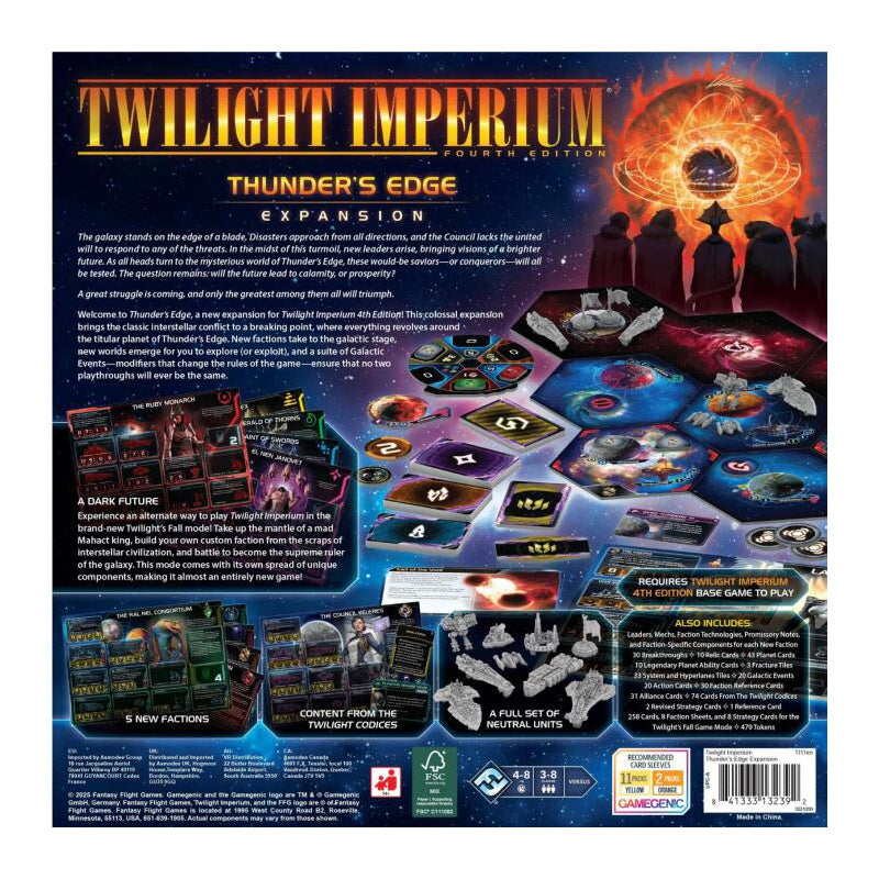 Twilight Imperium Thunder's Edge Expansion